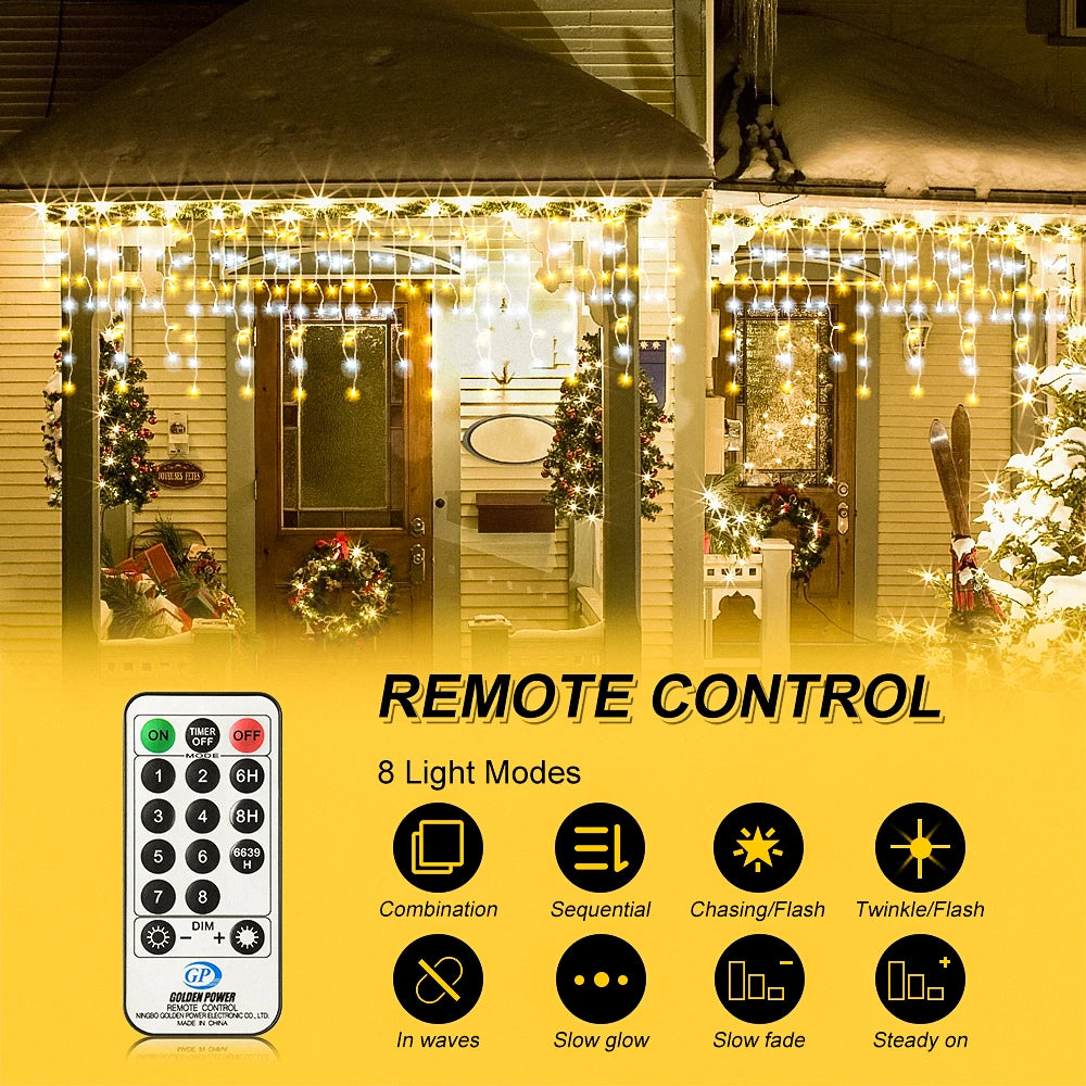 15M LED String Lights - Remote Control Fairy Lights for Decor - Image 4
