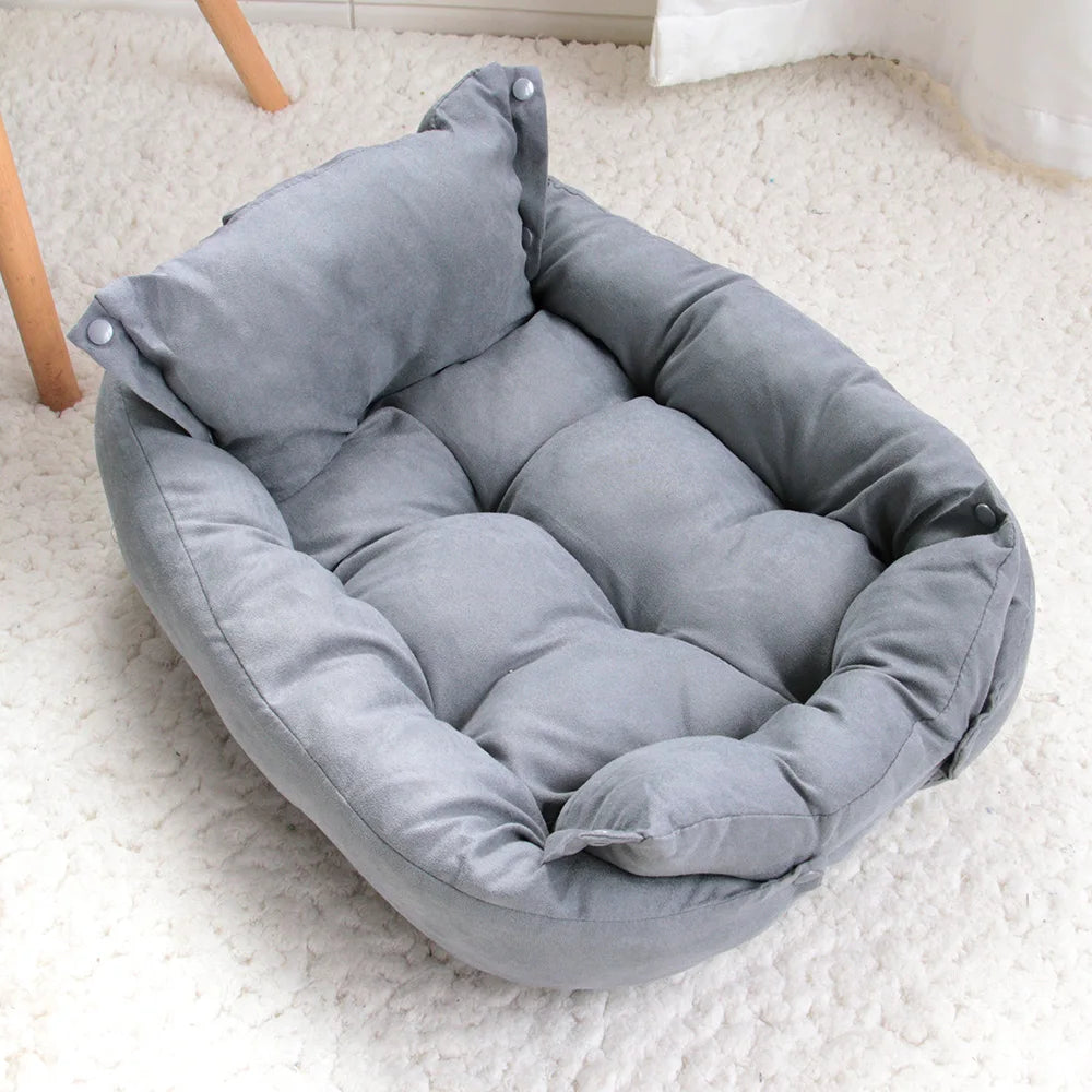 3-in-1 Dog Bed - Warm Winter Pet Sleeping Mat for Cats Dogs
