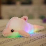 LED Light Up Dolphin Plush - 32cm Glowing Soft Toy Pillow Gift