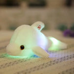 LED Light Up Dolphin Plush - 32cm Glowing Soft Toy Pillow Gift