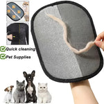 Pet Grooming Gloves - Hair Remover Brush for Dogs Cats