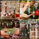 12PCS Nutcracker Wooden Decorative Set - Christmas Gift - Party - Image 2