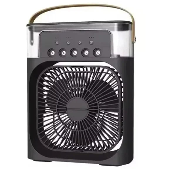 3-in-1 Portable Air Cooler - Mini Fan Humidifier with LED Light
