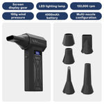 Cordless Air Blower 130000RPM - Portable Turbo Jet Fan for Cleaning