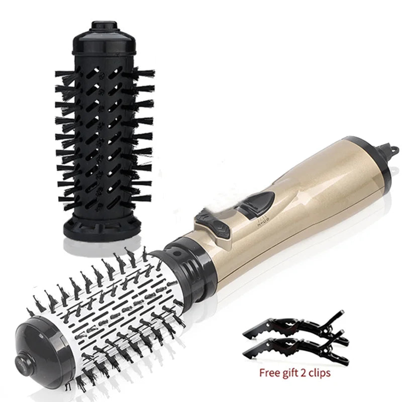 2-in-1 Hair Dryer Brush - Rotating Hot Air Styler Volumizer