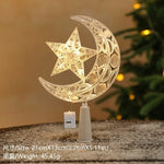 LED Christmas Tree Star Topper - Lighted Tree Top Decoration 15cm