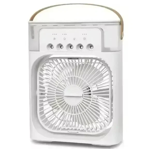3-in-1 Portable Air Cooler - Mini Fan Humidifier with LED Light