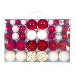 100Pcs Christmas Ball Ornaments Tree Decorative Shatterproof