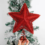 Christmas Tree Star Topper - Glitter Tree Top Ornament 15cm - Image 3