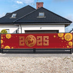 Happy New Year 2025 Banner - Gold Party Backdrop Decoration - Image 4