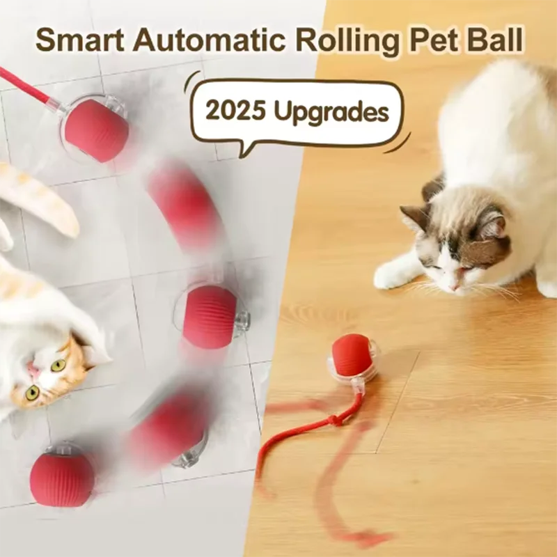 Interactive Cat Ball Toy - Intelligent Obstacle Avoidance