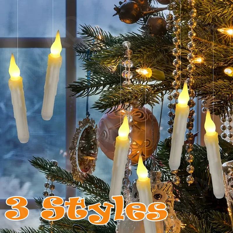 Flameless LED Candles with Remote - Battery Operated Flickering Set - Image 3