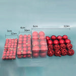 100Pcs Christmas Ball Ornaments Tree Decorative Shatterproof - Image 6