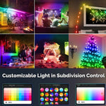 Smart LED String Lights - WiFi RGB Remote Control Christmas Decor - Image 4