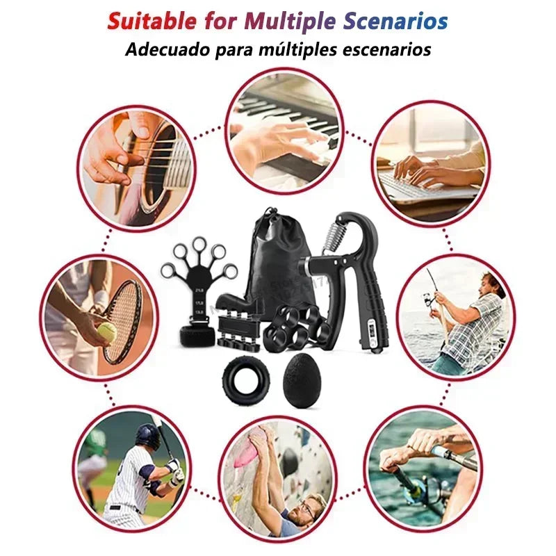 Hand Grip Strengthener - Finger Trainer Exercise Therapy Tool - Image 5