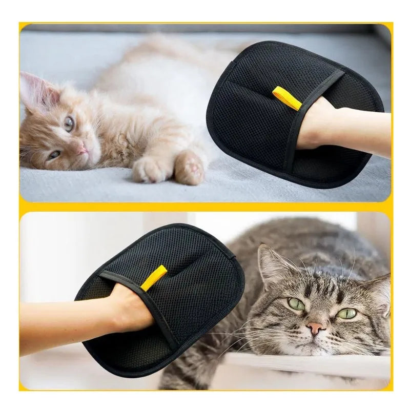 Pet Grooming Gloves - Hair Remover Brush for Dogs Cats - Image 3