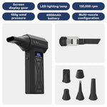 Cordless Air Blower 130000RPM - Portable Turbo Jet Fan for Cleaning