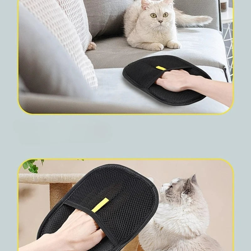 Pet Grooming Gloves - Hair Remover Brush for Dogs Cats - Image 6