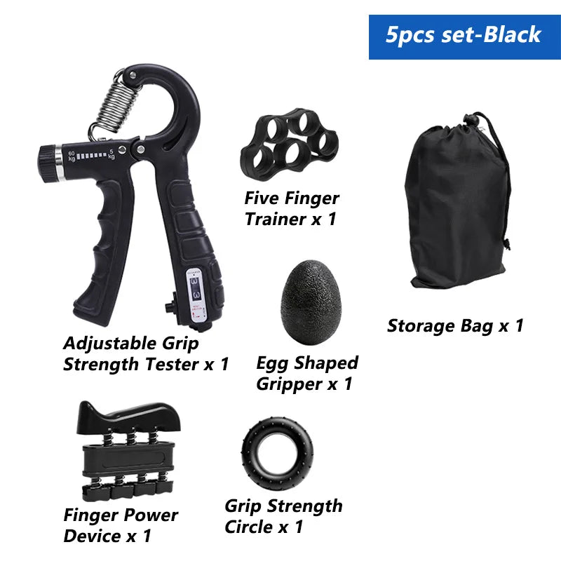 Hand Grip Strengthener - Finger Trainer Exercise Therapy Tool