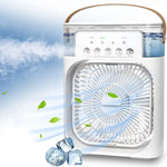 3-in-1 Portable Air Cooler - Mini Fan Humidifier with LED Light - Image 2