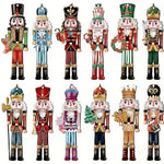 12PCS Nutcracker Wooden Decorative Set - Christmas Gift - Party - Image 6