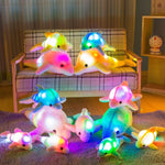 LED Light Up Dolphin Plush - 32cm Glowing Soft Toy Pillow Gift - Image 2
