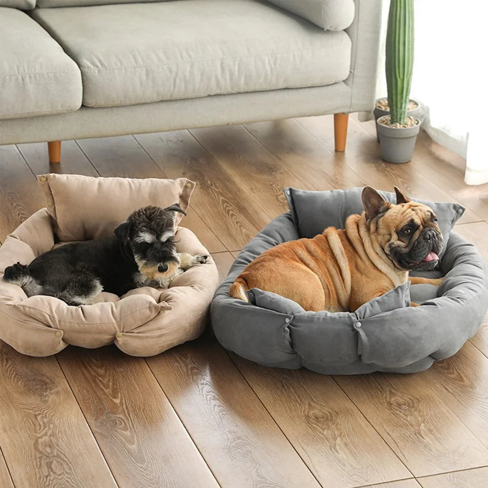 3-in-1 Dog Bed - Warm Winter Pet Sleeping Mat for Cats Dogs - Image 2