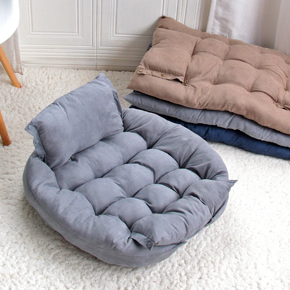 3-in-1 Dog Bed - Warm Winter Pet Sleeping Mat for Cats Dogs - Image 3
