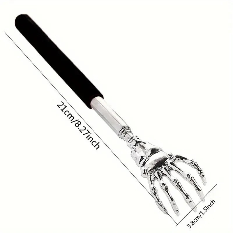 Telescopic Back Scratcher - Extendable Stainless Steel Massager