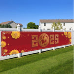 Happy New Year 2025 Banner - Gold Party Backdrop Decoration - Image 3