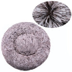 Large Dog Bed - Round Plush Pet Sleeping Mat Washable Cushion