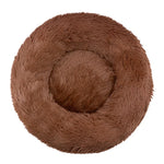 Large Dog Bed - Round Plush Pet Sleeping Mat Washable Cushion