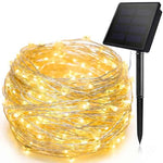 7M~42M Solar Power Fairy String Lights - Waterproof - Copper Wire -