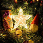 LED Christmas Tree Star Topper - Lighted Tree Top Decoration 15cm - Image 2
