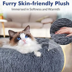 Large Dog Bed - Round Plush Pet Sleeping Mat Washable Cushion - Image 3