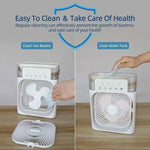 3-in-1 Portable Air Cooler - Mini Fan Humidifier with LED Light - Image 6