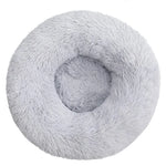 Large Dog Bed - Round Plush Pet Sleeping Mat Washable Cushion