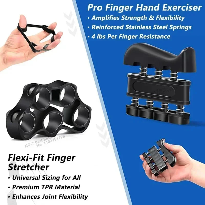 Hand Grip Strengthener - Finger Trainer Exercise Therapy Tool - Image 4