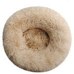Large Dog Bed - Round Plush Pet Sleeping Mat Washable Cushion