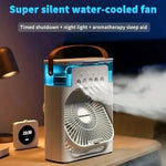 3-in-1 Portable Air Cooler - Mini Fan Humidifier with LED Light