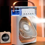 3-in-1 Portable Air Cooler - Mini Fan Humidifier with LED Light - Image 4