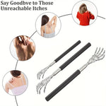 Telescopic Back Scratcher - Extendable Stainless Steel Massager - Image 3