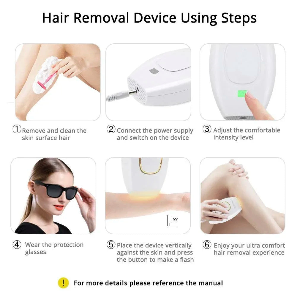 IPL Hair Removal Device - Professional At-Home Laser Treatment - Image 6