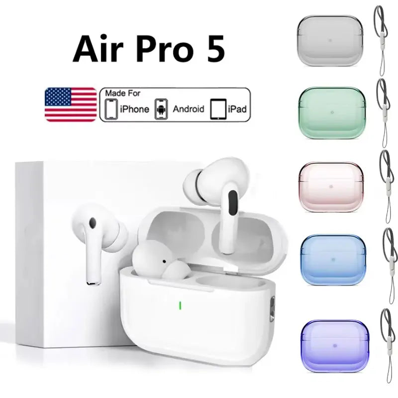 Air pro5 Earphones TWS Max Wireless Bluetooth In Ear Earbuds Sport