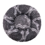 Large Dog Bed - Round Plush Pet Sleeping Mat Washable Cushion