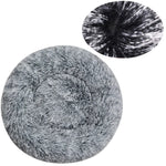 Large Dog Bed - Round Plush Pet Sleeping Mat Washable Cushion