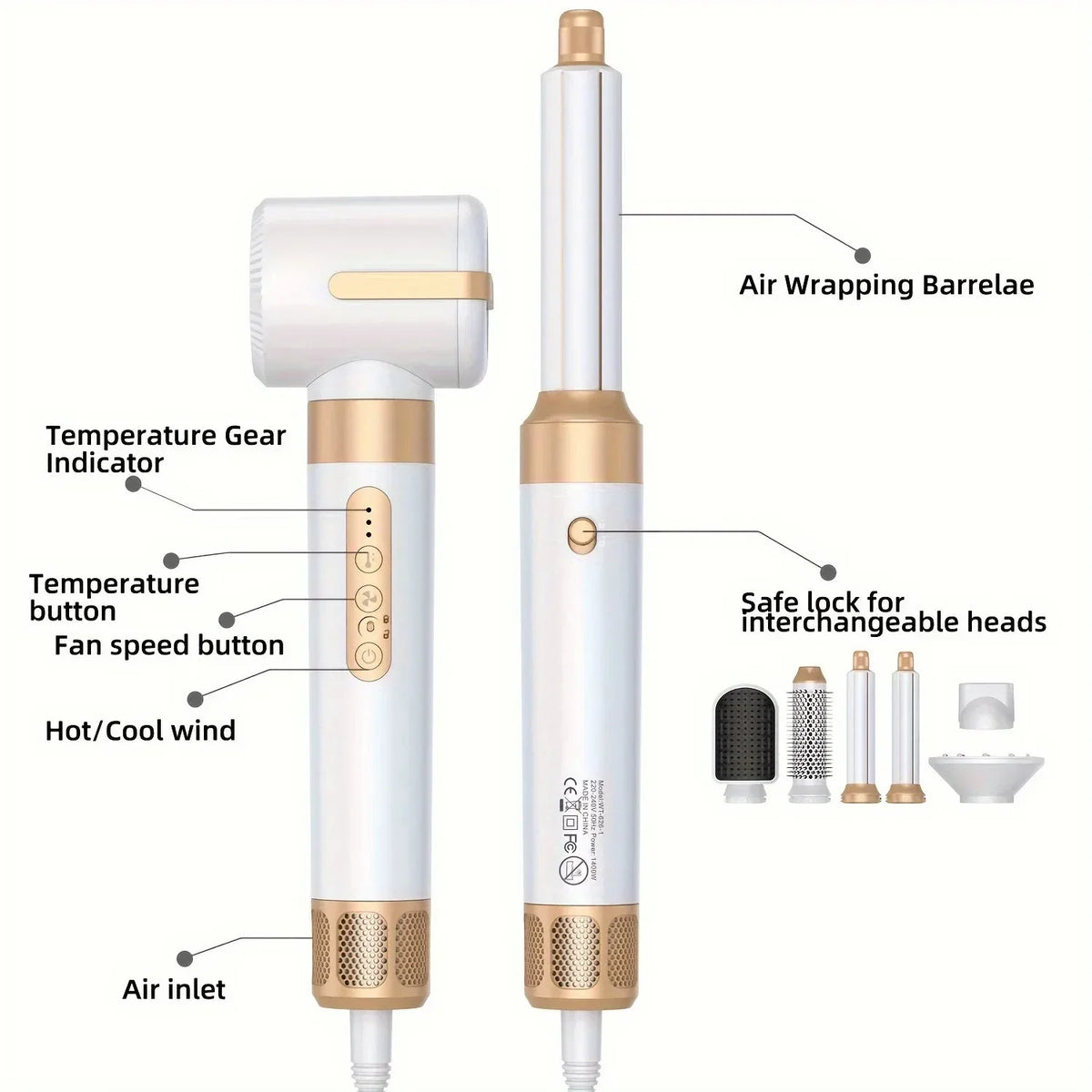 7-in-1 Hair Dryer Brush Set - Ionic Blow Dryer Styler Volumizer - Image 2