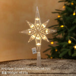 15cm Christmas Decoration Glowing Tree Topper Glitter Shining Star Xmas Tree Ornaments for Home Decor Navidad New Year 2026 Gift