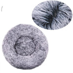 Large Dog Bed - Round Plush Pet Sleeping Mat Washable Cushion