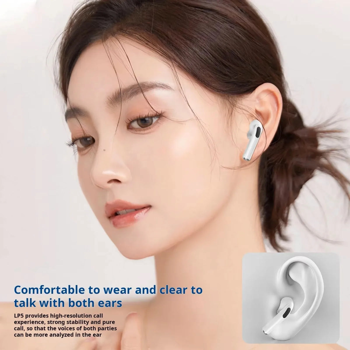 Air pro5 Earphones TWS Max Wireless Bluetooth In Ear Earbuds Sport - Image 2